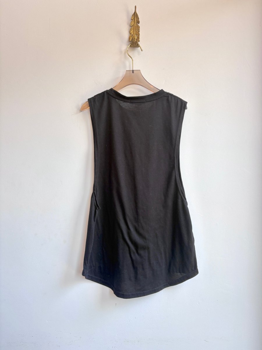 Cropped Smiley Sleeveless Tee (Reworked) - Made X Hudson