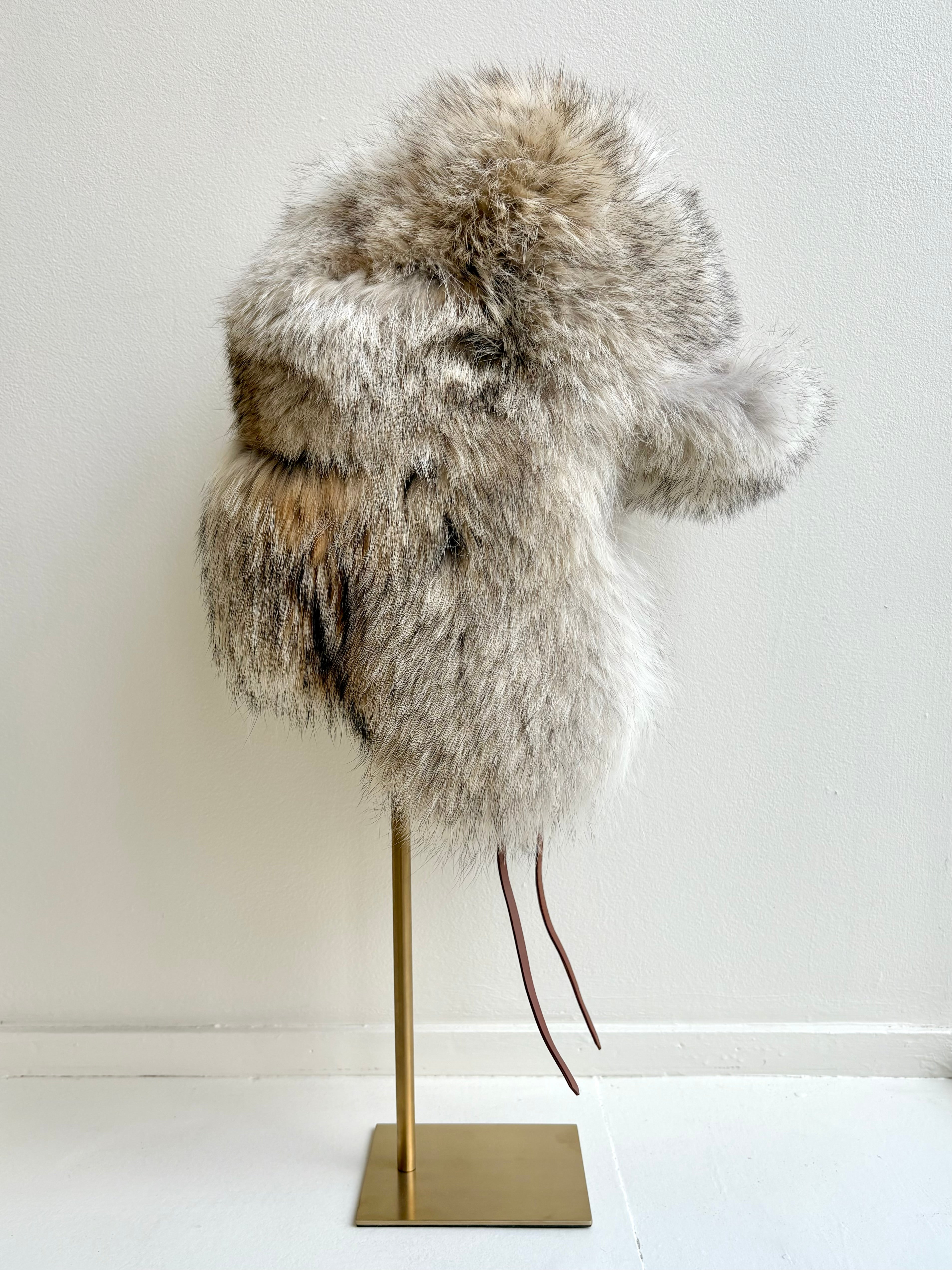 Coyote Fur Trapper Hat Made X Hudson