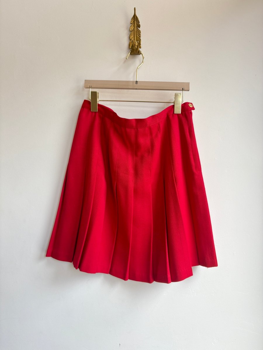 Briggs | Red Knit Kilt (Vintage) - Made X Hudson