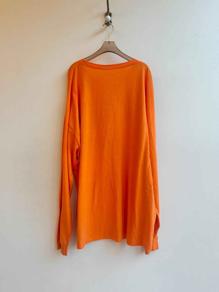 Cher’s Eyes Sun Cyanotype Orange Long Sleeve Shirt (Reworked) - Made X Hudson