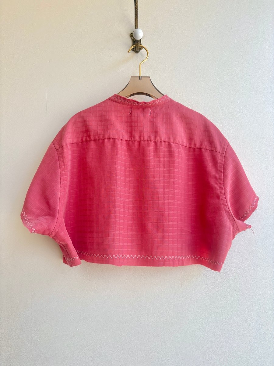 The Valley Shirt in Blush Checker (Reworked) - Made X Hudson