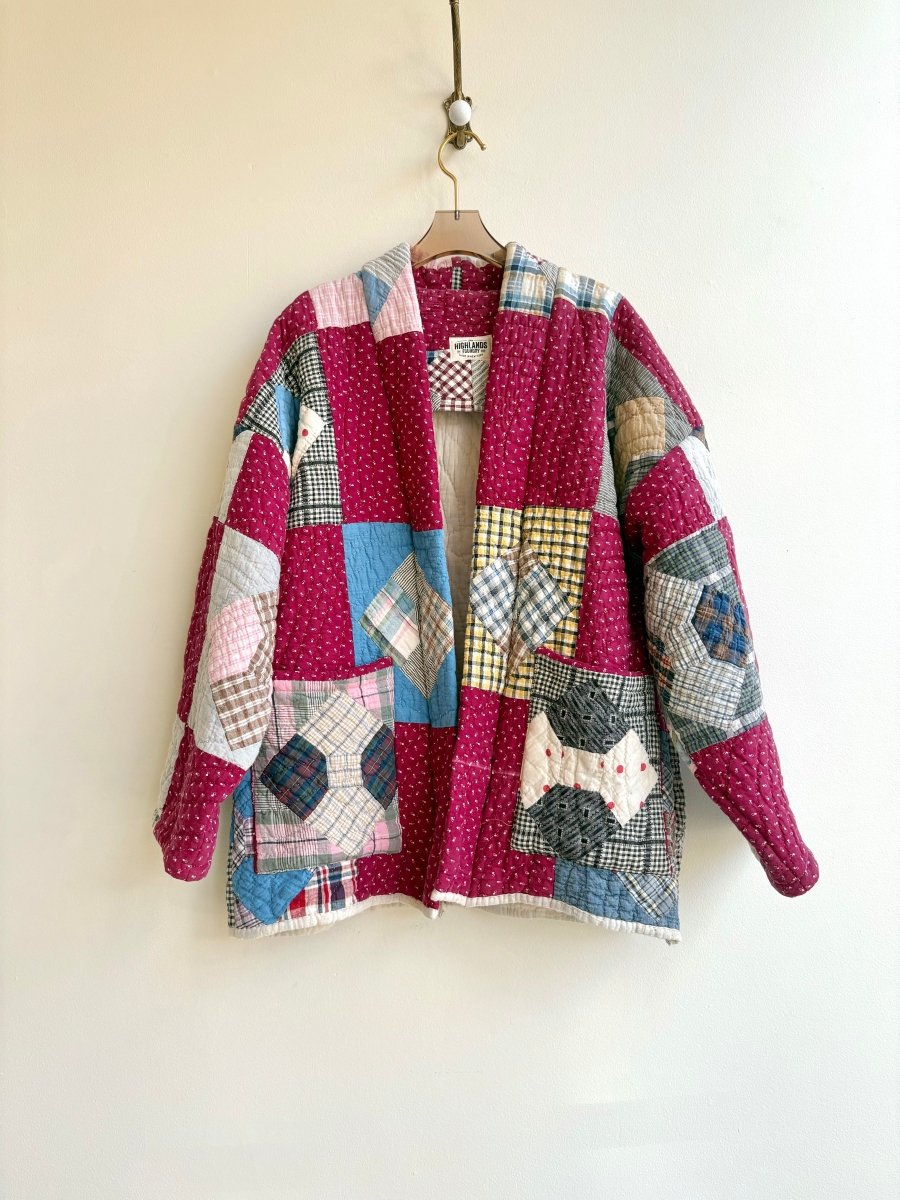 Heirloom Quilt Coat (Red Multi Color) - Made X Hudson