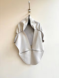 Cream & Grey Shawl 2T w/ 2 Pleats - Made X Hudson
