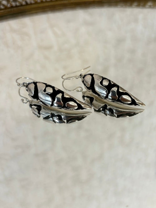 Archipelago Sterling Silver Earrings Pepper Shaped - Made X Hudson