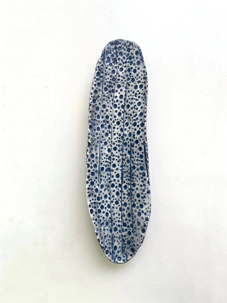 Hand Carved Chunky Spotted Ceramics Tray - Made X Hudson