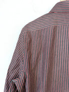 The Vale Shirt in Charcoal and Red Stripe (Reworked) - Made X Hudson