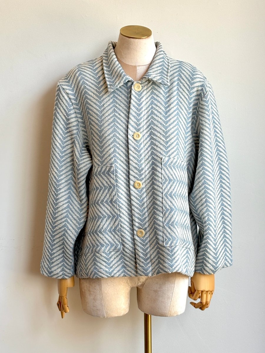Blue Bates Coverlet Utility Jacket - Made X Hudson