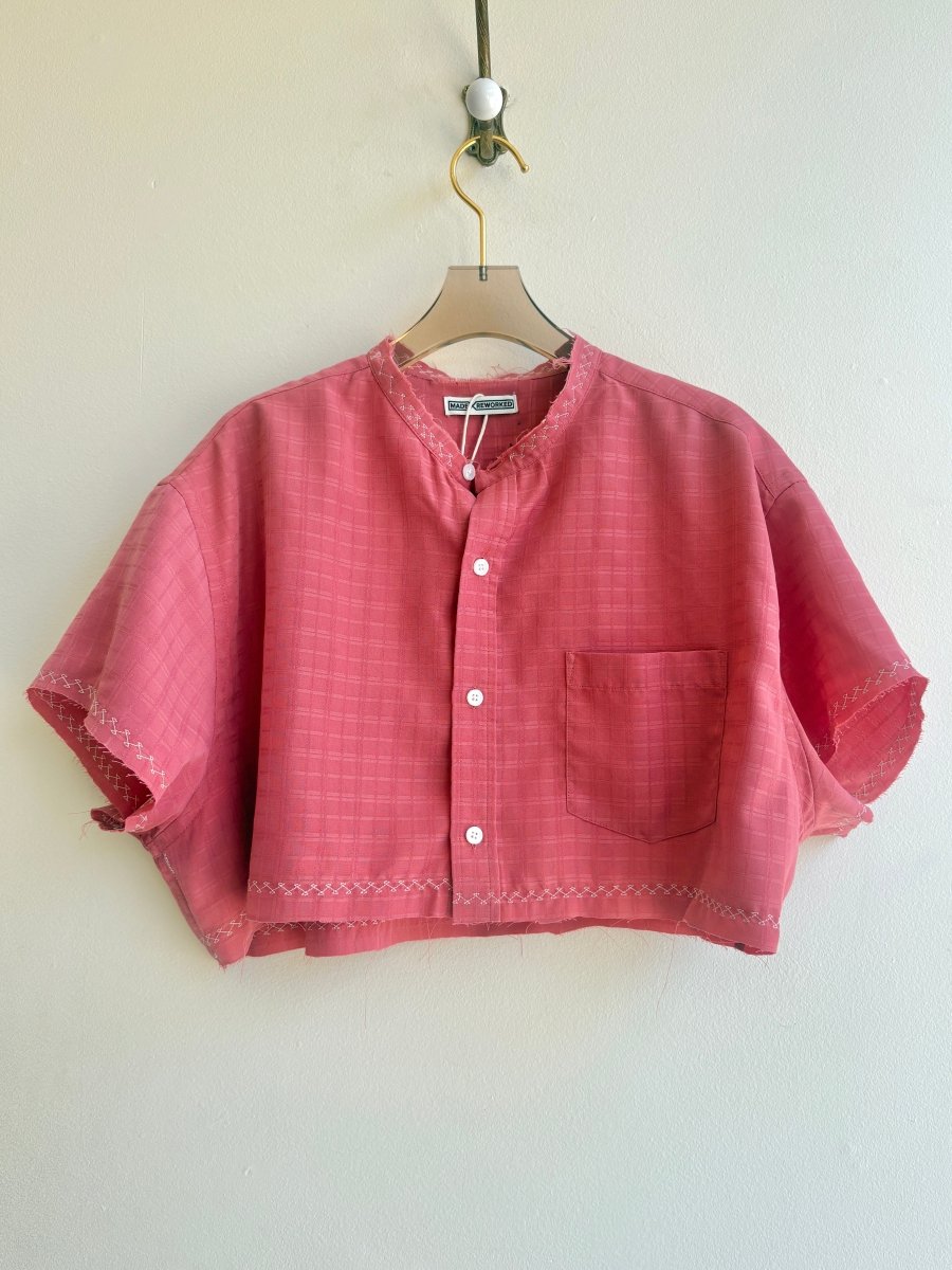 The Valley Shirt in Blush Checker (Reworked) - Made X Hudson