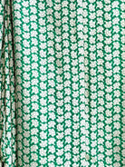 Zero - Waste Dress in Spring Green Silk Floral Pattern - Made X Hudson