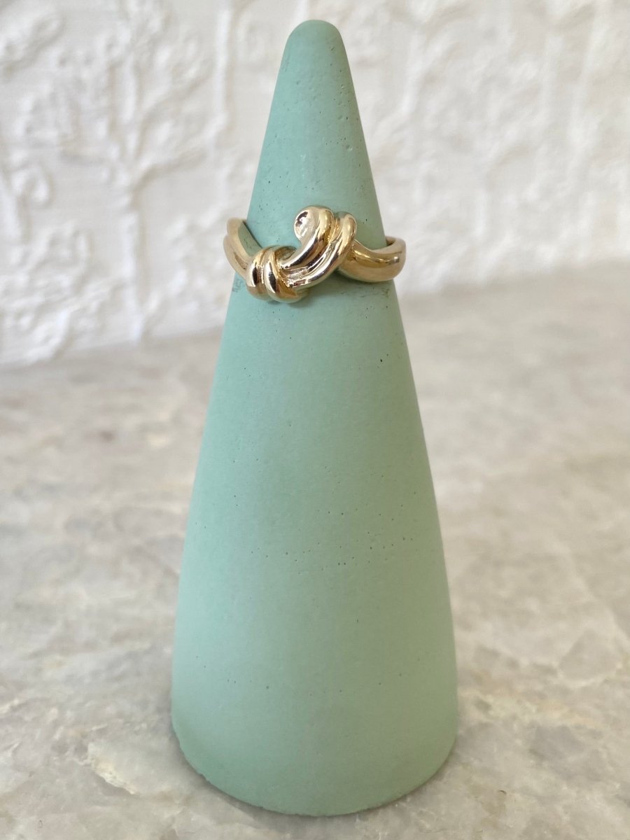 Brass Two Knots Ring - Made X Hudson