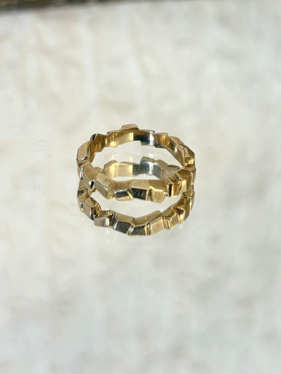 Brick Road Plated Ring (Multiple Colors) - Made X Hudson
