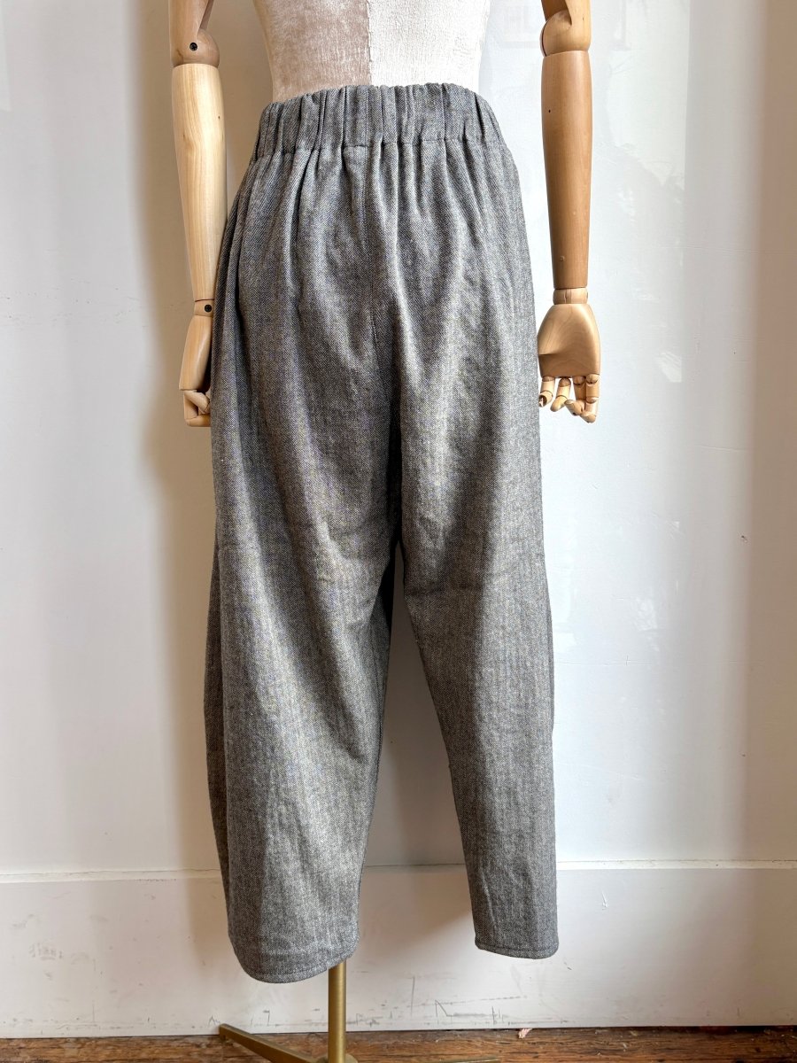 Salt and Pepper Linen & Wool Studio Pant - Made X Hudson