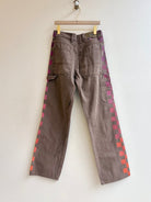 Gradient Checker Jeans | Plum to Rust (Reworked) - Made X Hudson
