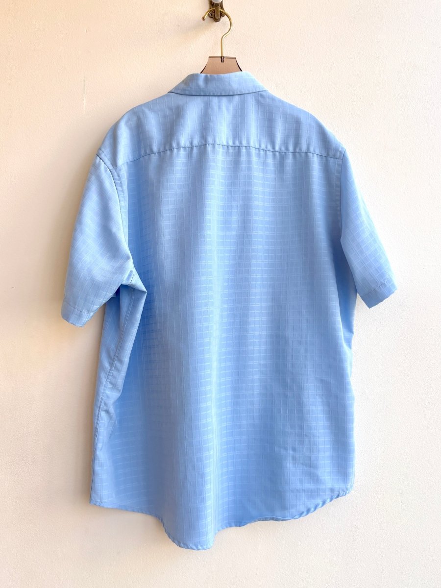 “Wynn” Hudson Print Robin Blue Short Sleeve (Reworked) - Made X Hudson