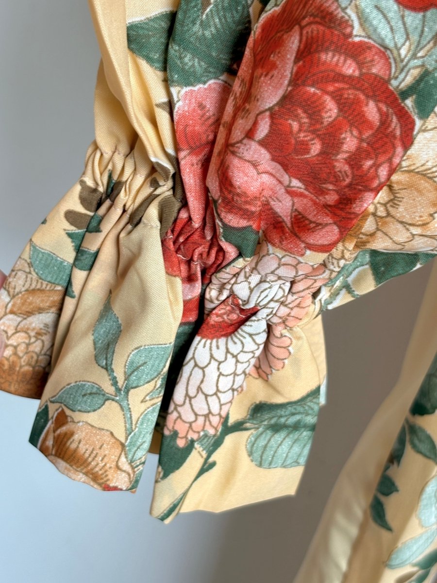 Gloria Vanderbilt | Ruffled Bouquet Dress (Vintage) - Made X Hudson