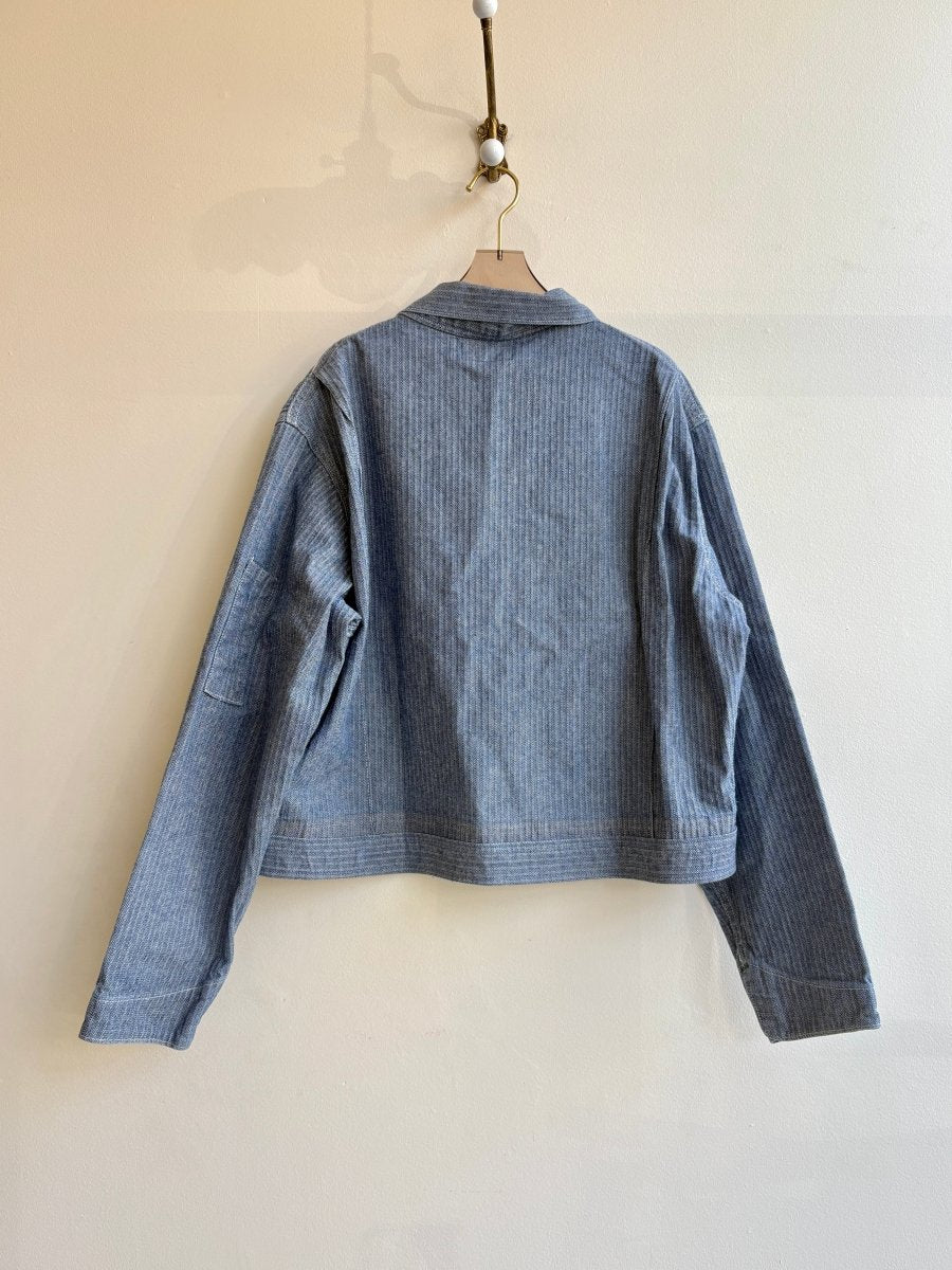 Fisherstripe Herringbone Crop Jacket - Made X Hudson