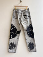 "Haven" Jeans Distressed Black and Stone Denim (Reworked) - Made X Hudson