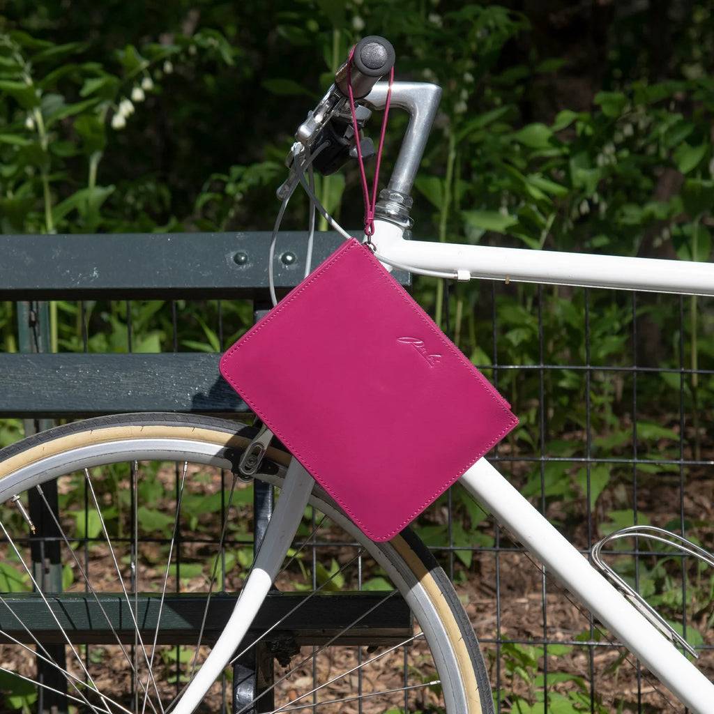 Emery Leather Wristlet Pouch (Multiple Colors) - Made X Hudson