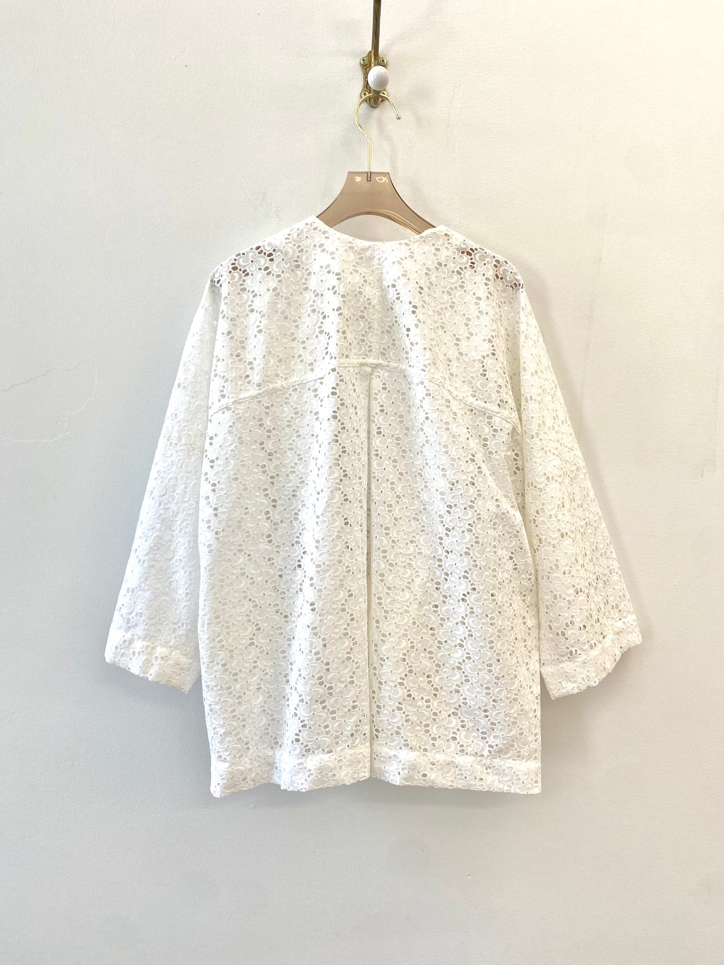 White Lace Chore Jacket