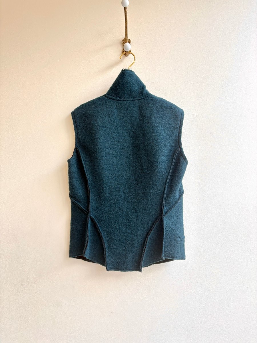 Teal Wool Vest | 2T - Made X Hudson