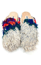 Niki Babouche Whistler Flats In Colors Sky Blue, Teal, Blue, Orange, Red (Size 38) - Made X Hudson