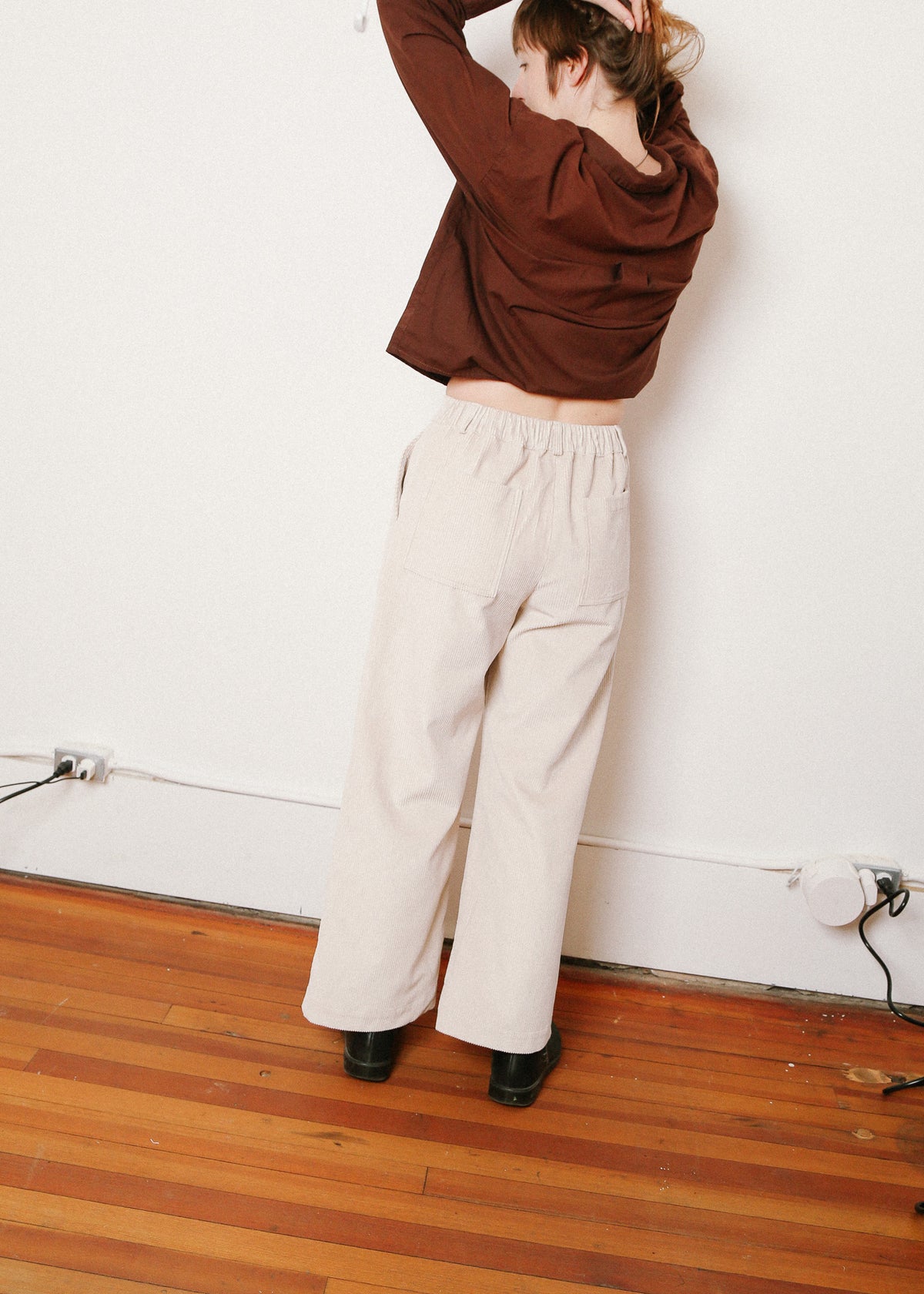 The Constant Pant in Cream Corduroy