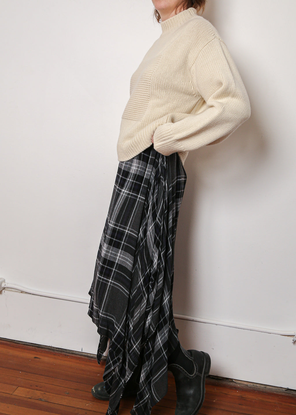 Square Knit Sweater (Multiple Colors)