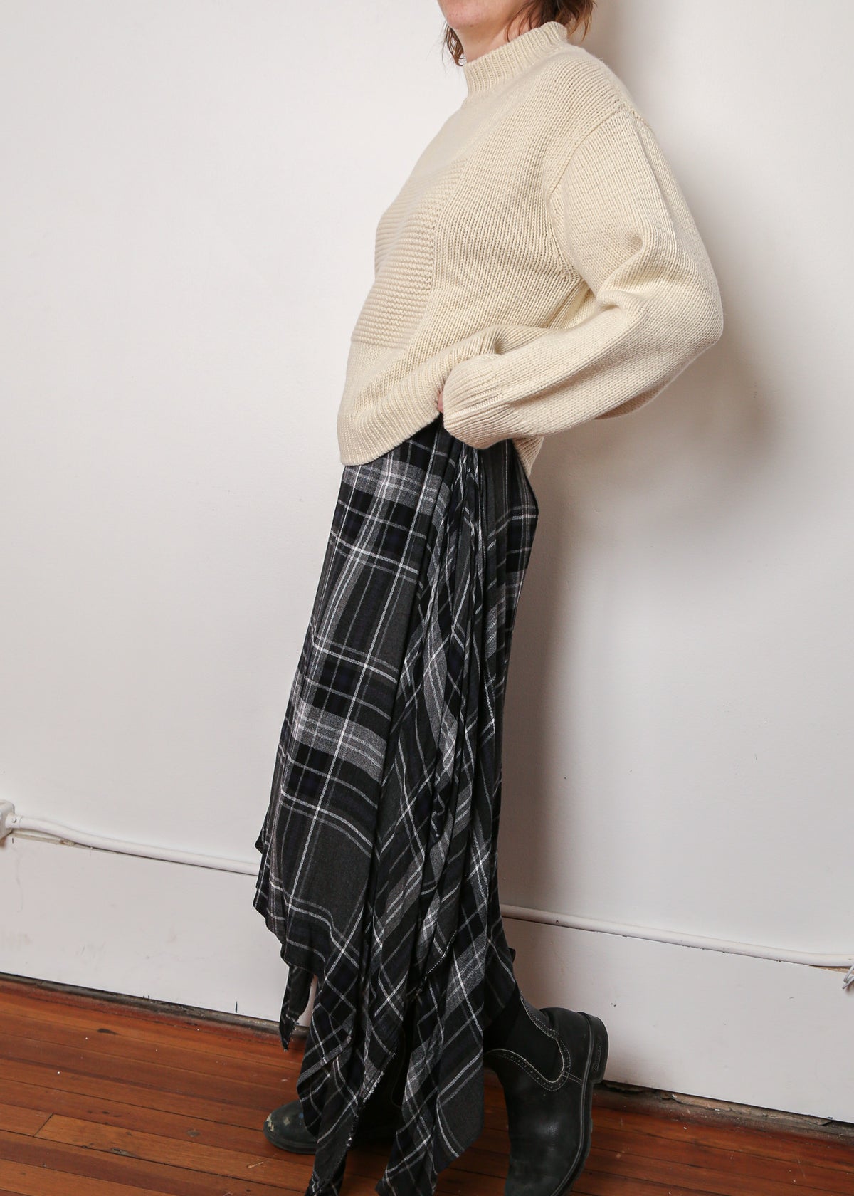 Square Knit Sweater (Multiple Colors)