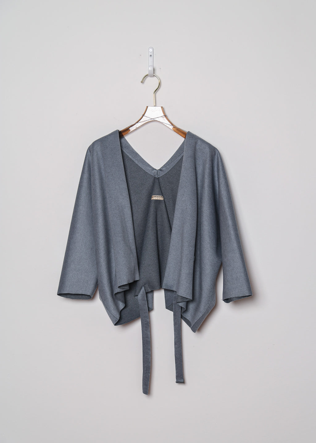 Delta Jae | Grey Batwing Top