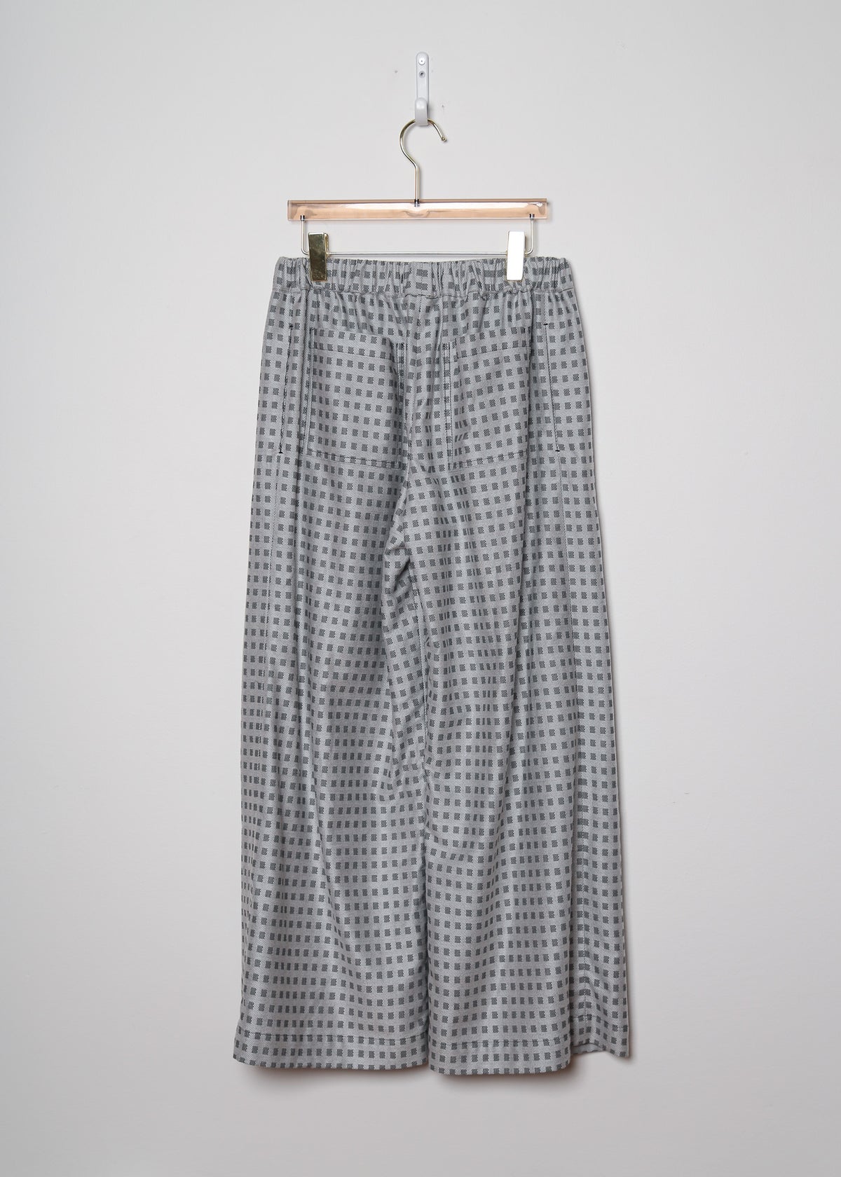 The Arlo Pant in Silver Grid