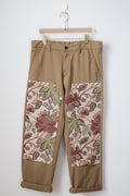 Double Knee Chinos | Jacobean Floral (Reworked) - Made X Hudson