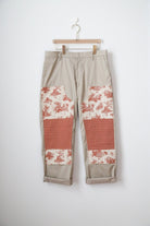 Double Knee Chinos | Terracotta Toile and Diamond (Reworked) - Made X Hudson