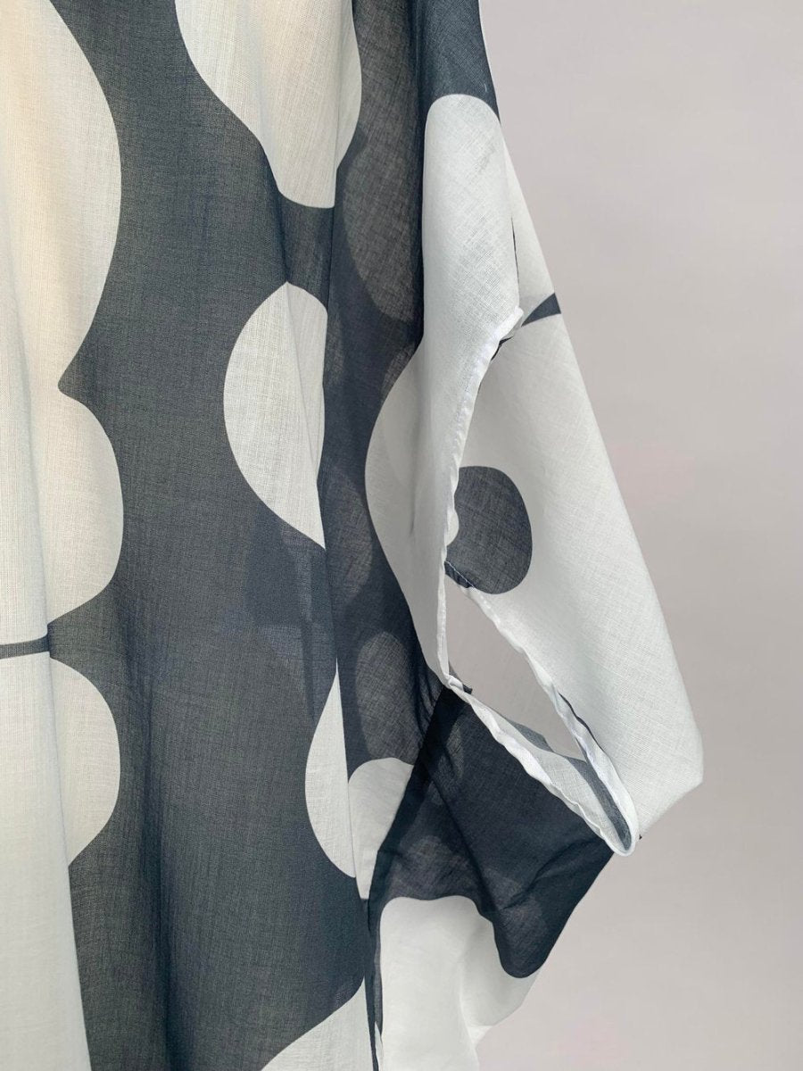 Blue Jumbo Pareo Print Kaftan - Made X Hudson