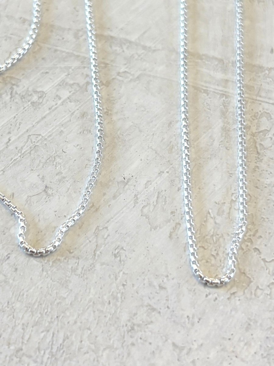 Solid Silver Box Chain (20" Length) - Made X Hudson