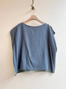 Handwoven Blouse in Teal & Green - Made X Hudson