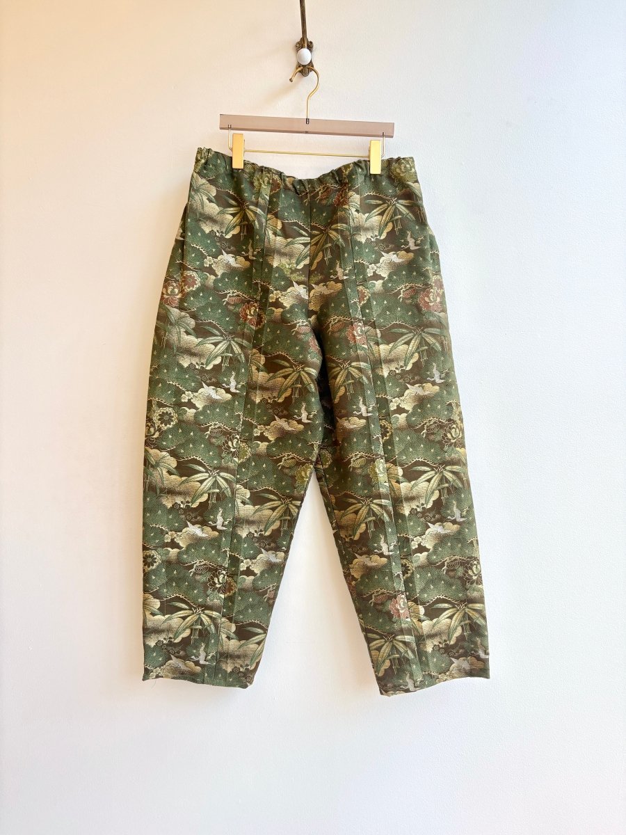 Lotus Floral Silk Brocade Pant - Made X Hudson