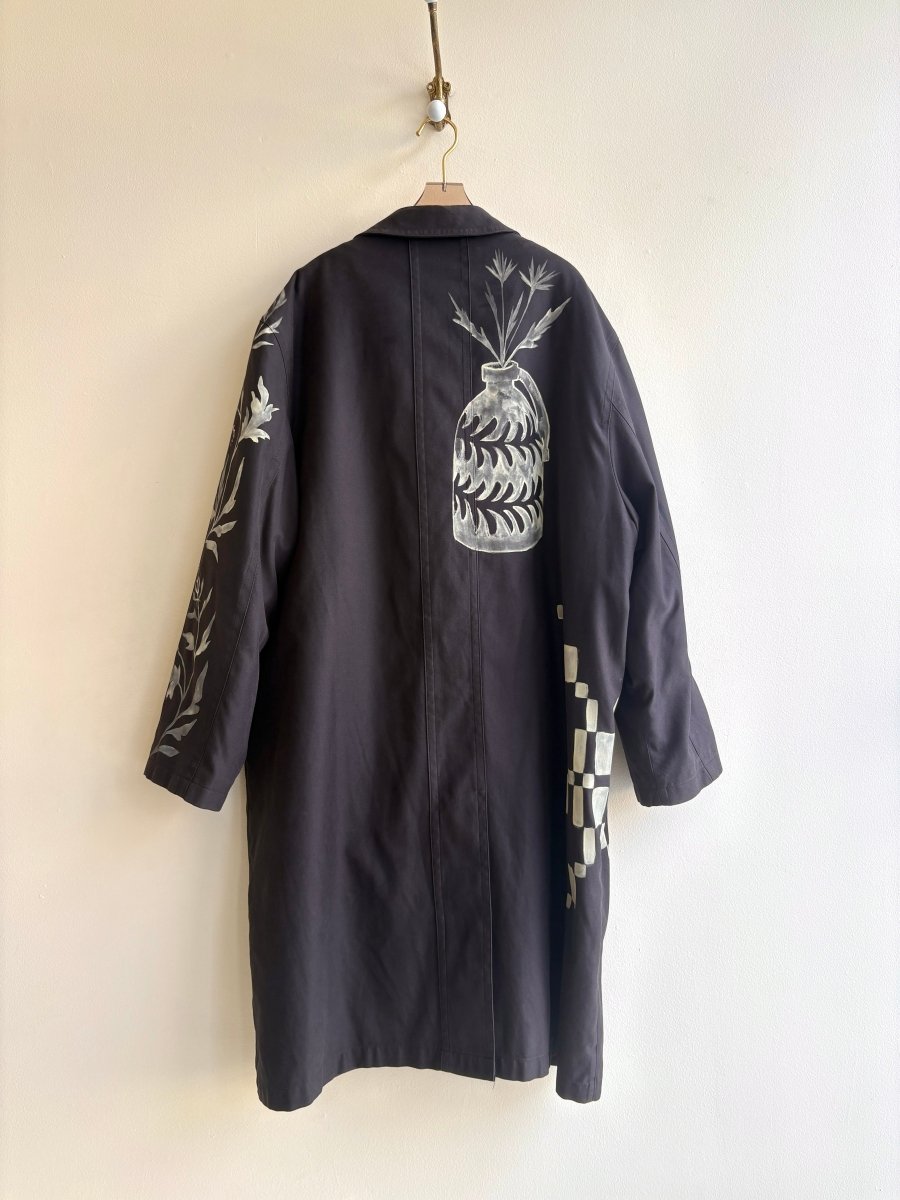 The Midnight Collector Trench | Hand Painted (Reworked) - Made X Hudson