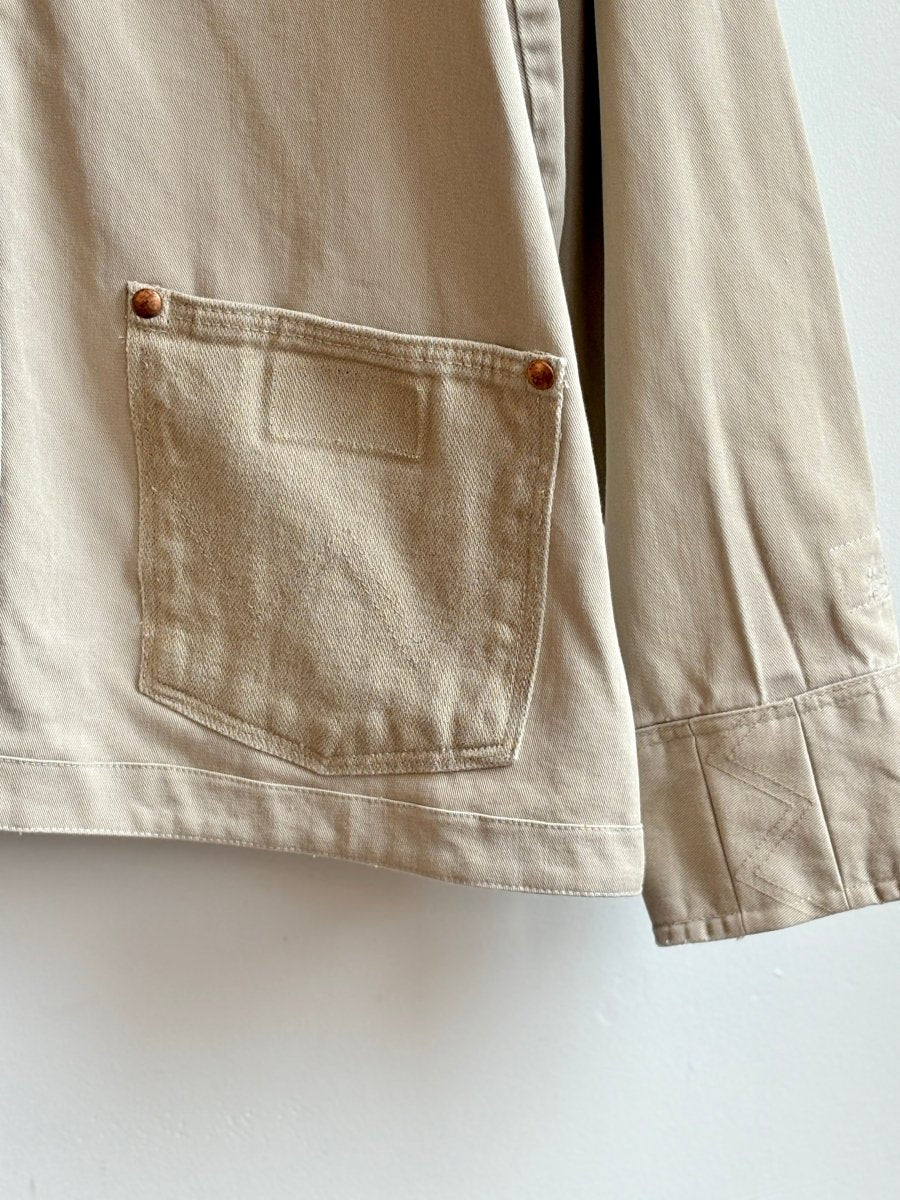 2 - Pocket Cotton Twill Patchwork Diamond Shirtjacket (Reworked) - Made X Hudson