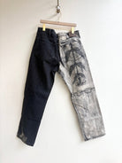 Iris and Link Split Tone Black Denim | Hand Painted (Reworked) - Made X Hudson