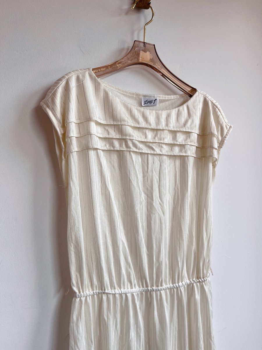 Zoey T | Cream Horizon Dress (Vintage) - Made X Hudson