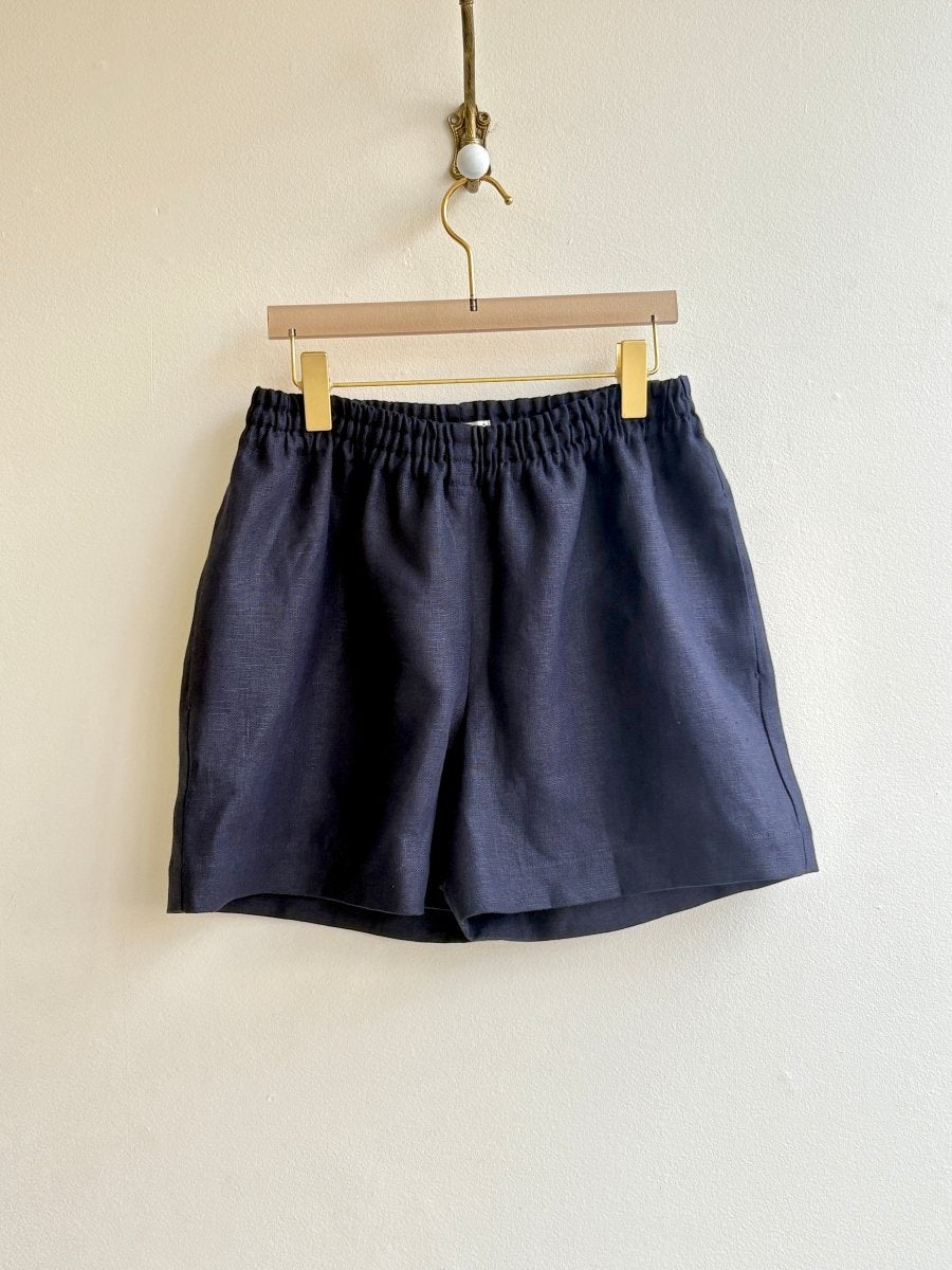 Midnight Navy Blue Town Shorts - Made X Hudson