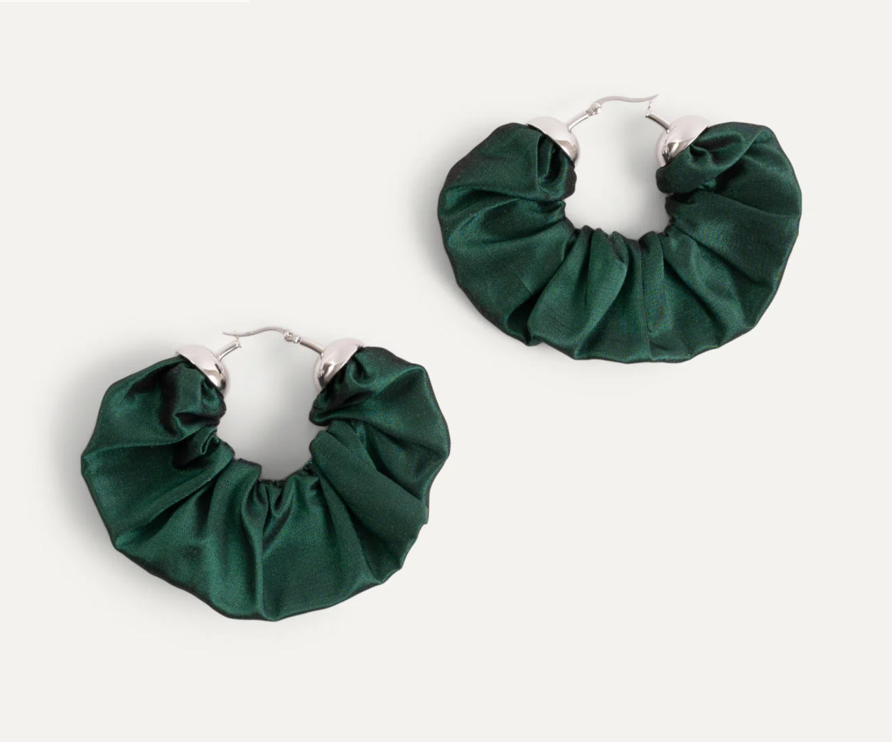 Scrunchie Hoop Earrings