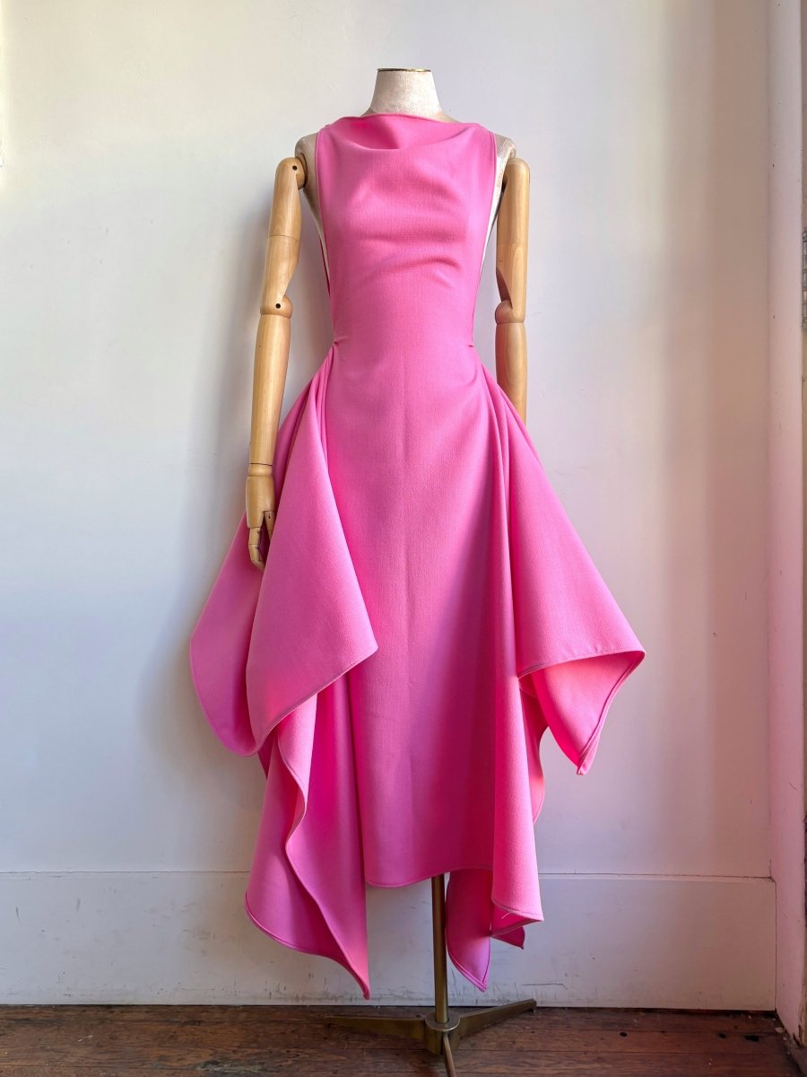 Zero - Waste Dress in Bubblegum Pink - Made X Hudson