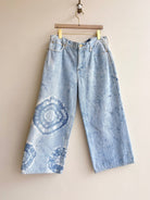 "Sierra" Jeans Distressed Wash Light White Denim (Reworked) - Made X Hudson