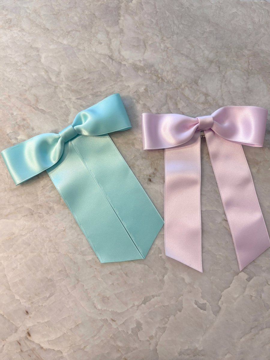 Single Vintage Italian Satin Bow - Made X Hudson