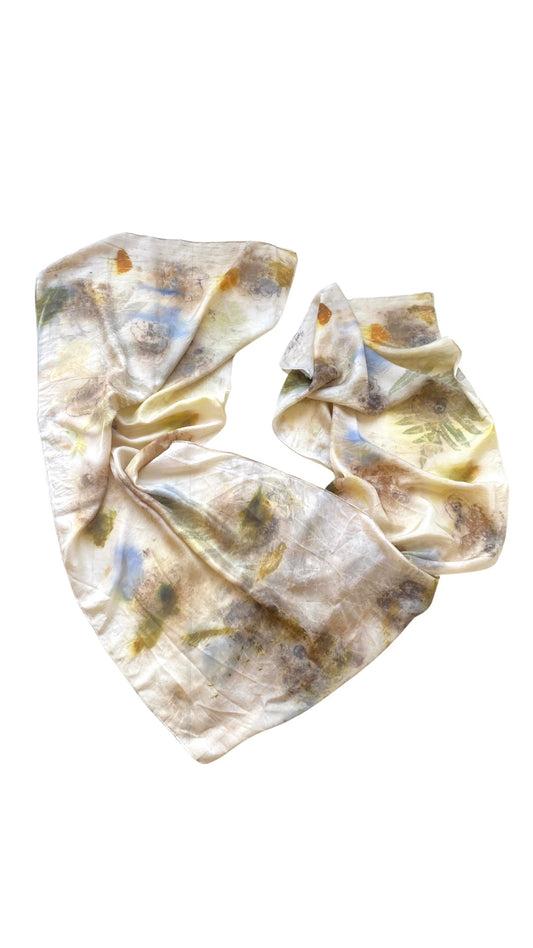 Eco Printed & Plant Dyed Scarves (multiple colorways)