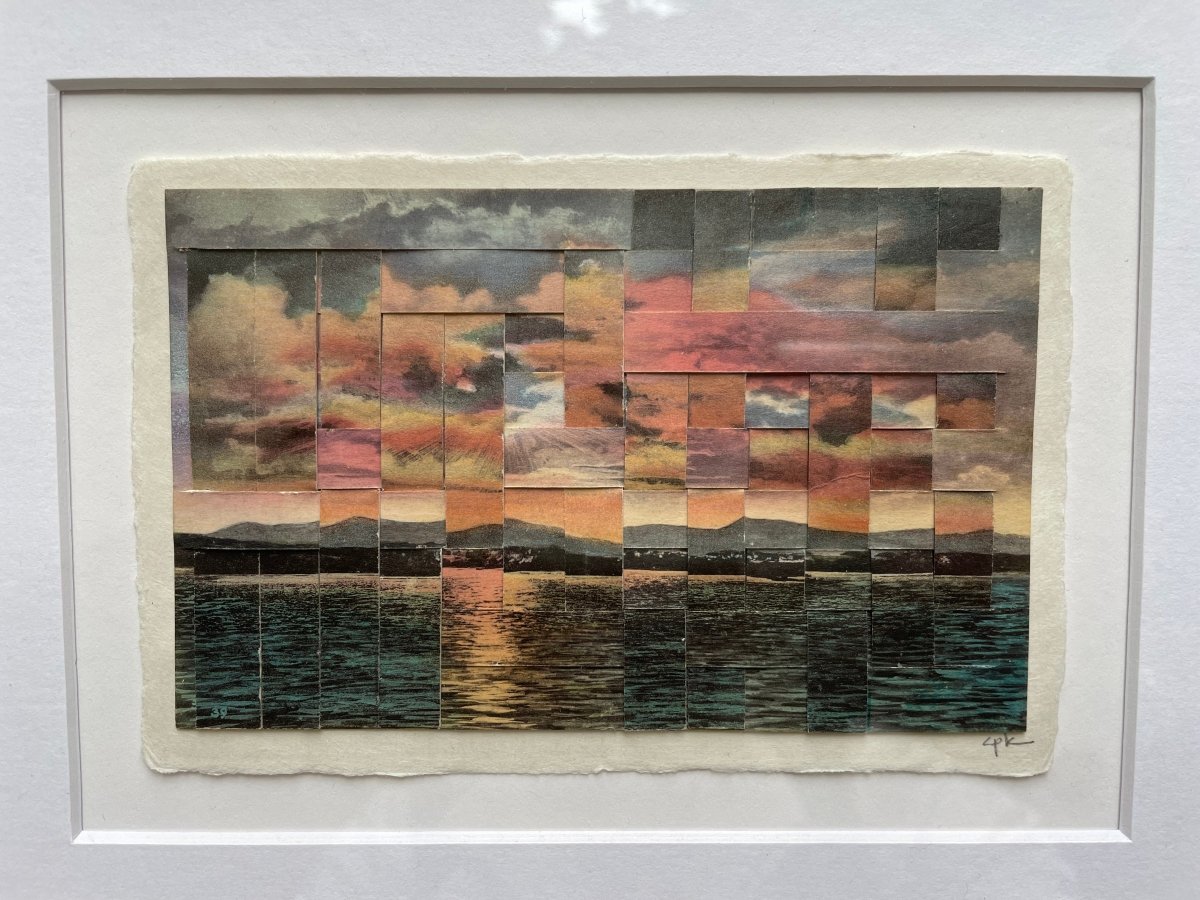 Altered & Recombined Vintage Photo - Postcards Art by Carole Kunstadt - Made X Hudson