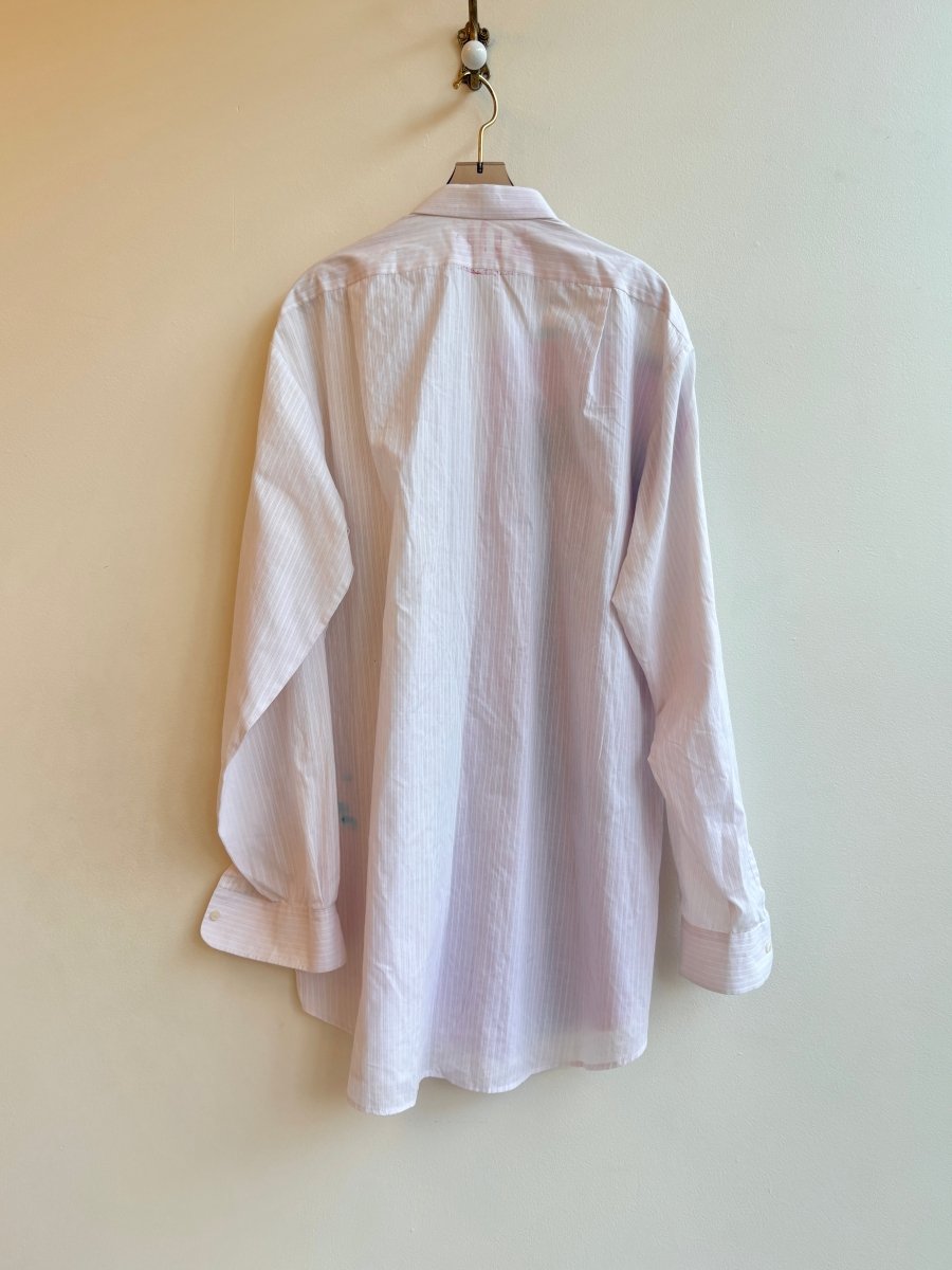 Rosemary Violet Sun Cyanotype Button - Up Shirt (Reworked) - Made X Hudson
