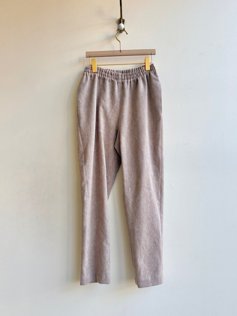 Tan Hemp - Wool Long Joggers - Made X Hudson