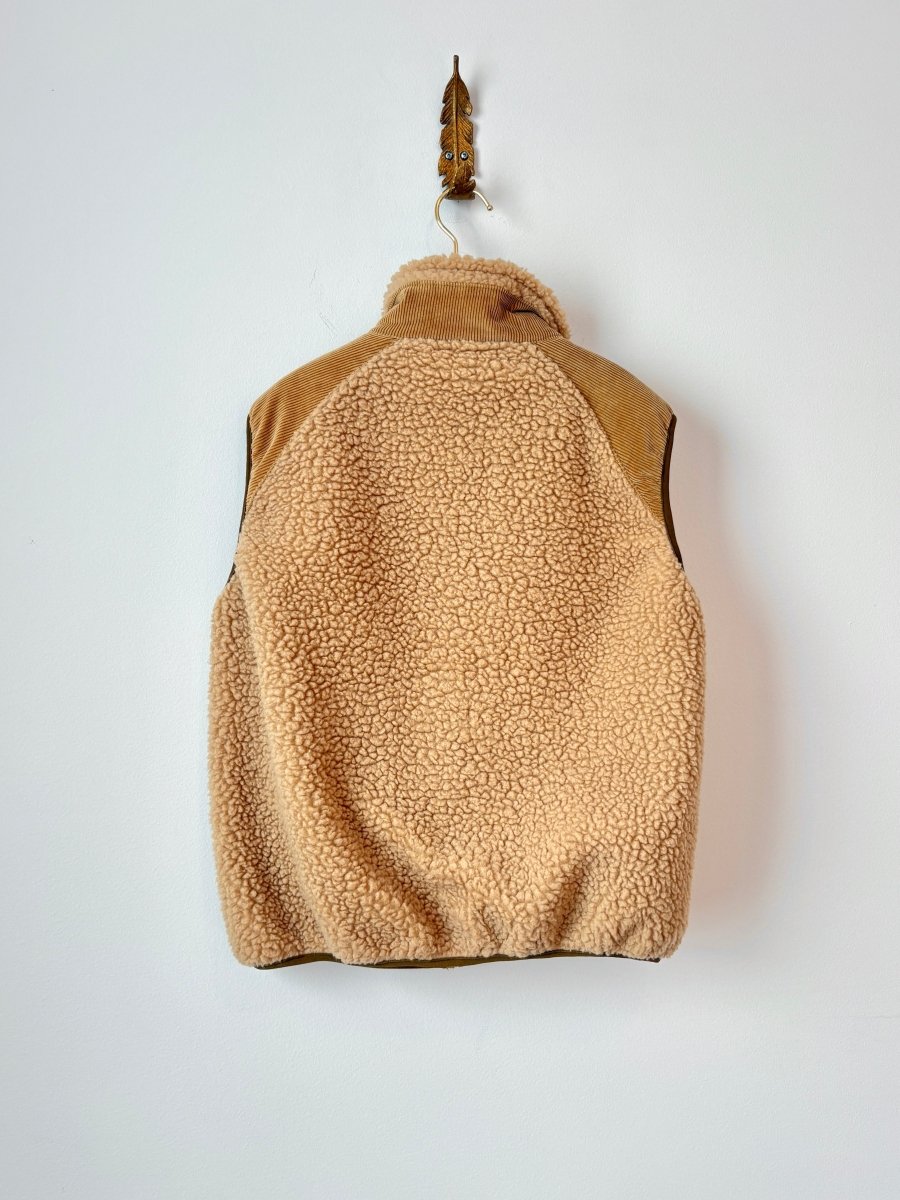 Or Slow | Sherpa and Corduroy Vest (Vintage) - Made X Hudson
